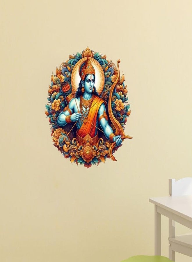 Sticker Studio ملصق حائط من الفينيل PVC بتصميم اللورد رام من ستيكر ستوديو، مثالي لتزيين المنزل - مثالي لغرفة المعيشة، غرفة النوم، الردهة، غرفة الأطفال، غرفة اللعب (المقاس - 45 سم × 45 سم) - Image 3